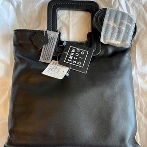 TMRW Studio Black Mateo Crossbody Bag  *NEW